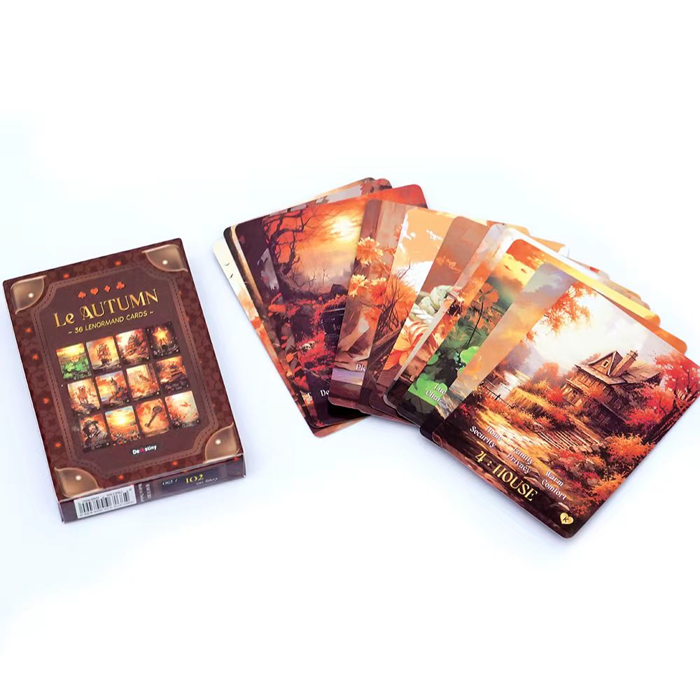 Board Game Quantum - Lenormand 타로 덱 Le Autumn Collection