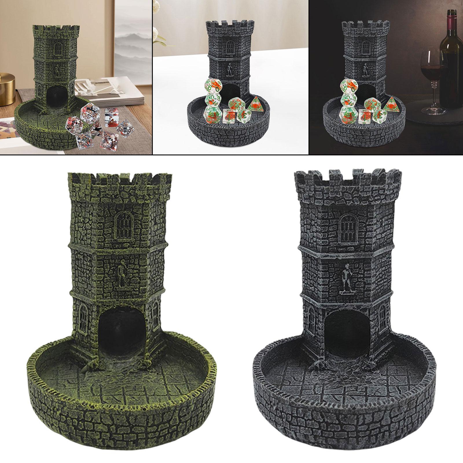 Dice Tower Wooden - 캐슬 다이스 타워 탁상용 롤 플레잉