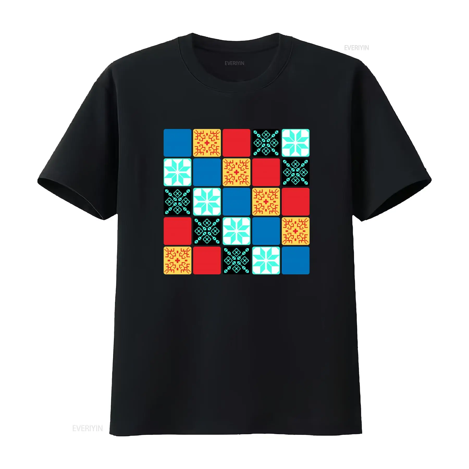 Board Game Quilt - 보드 게임에서 영감을 받은 아줄 티셔츠