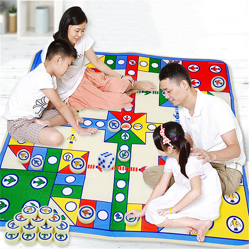 Board Game Path - 대형 플라잉 체스 카펫 파티 바닥