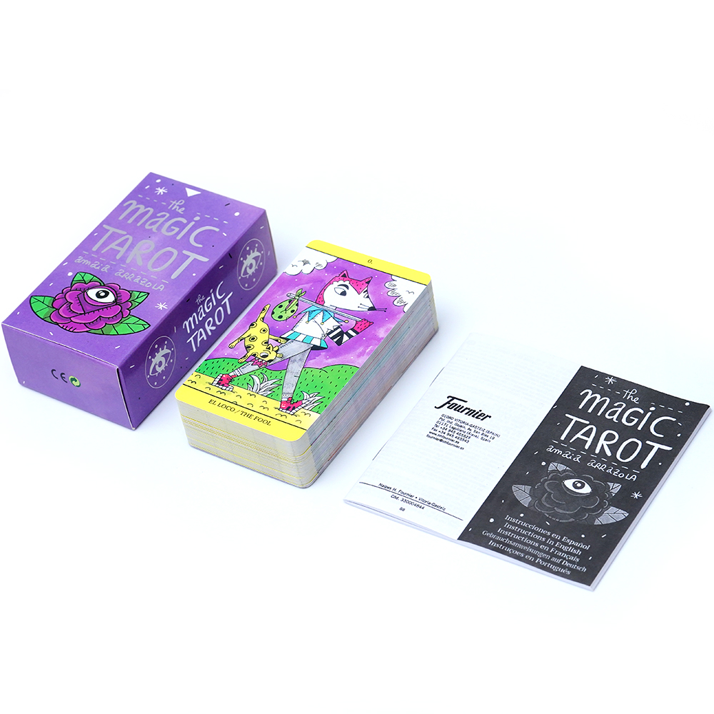 스페인어 버전의 에스파냐 마법 타로 카드 초보자를 위한 - Board Game Quantum 리뷰 및 가격