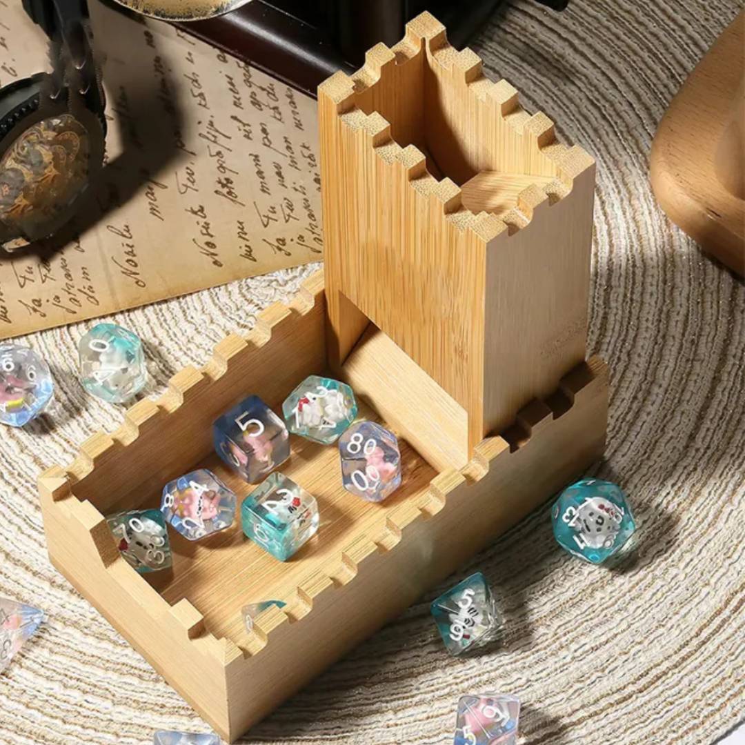 나무 주사위 타워 접이식 보관함 테이블탑 게임 주사위  - Dice Tower Wooden 리뷰 및 가격