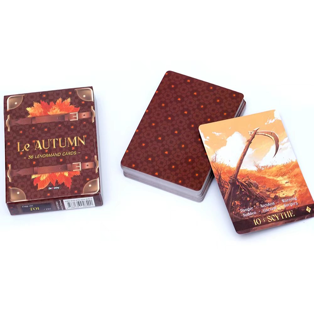 Lenormand 타로 덱 Le Autumn Colle - Board Game Quantum 리뷰 및 가격