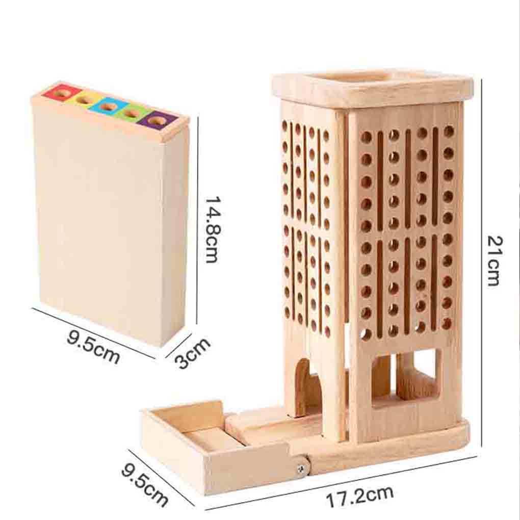 나무 막대 타워 장난감, 스틱 주사위, 운동 능력 향상 - Dice Tower Wooden 리뷰 및 가격