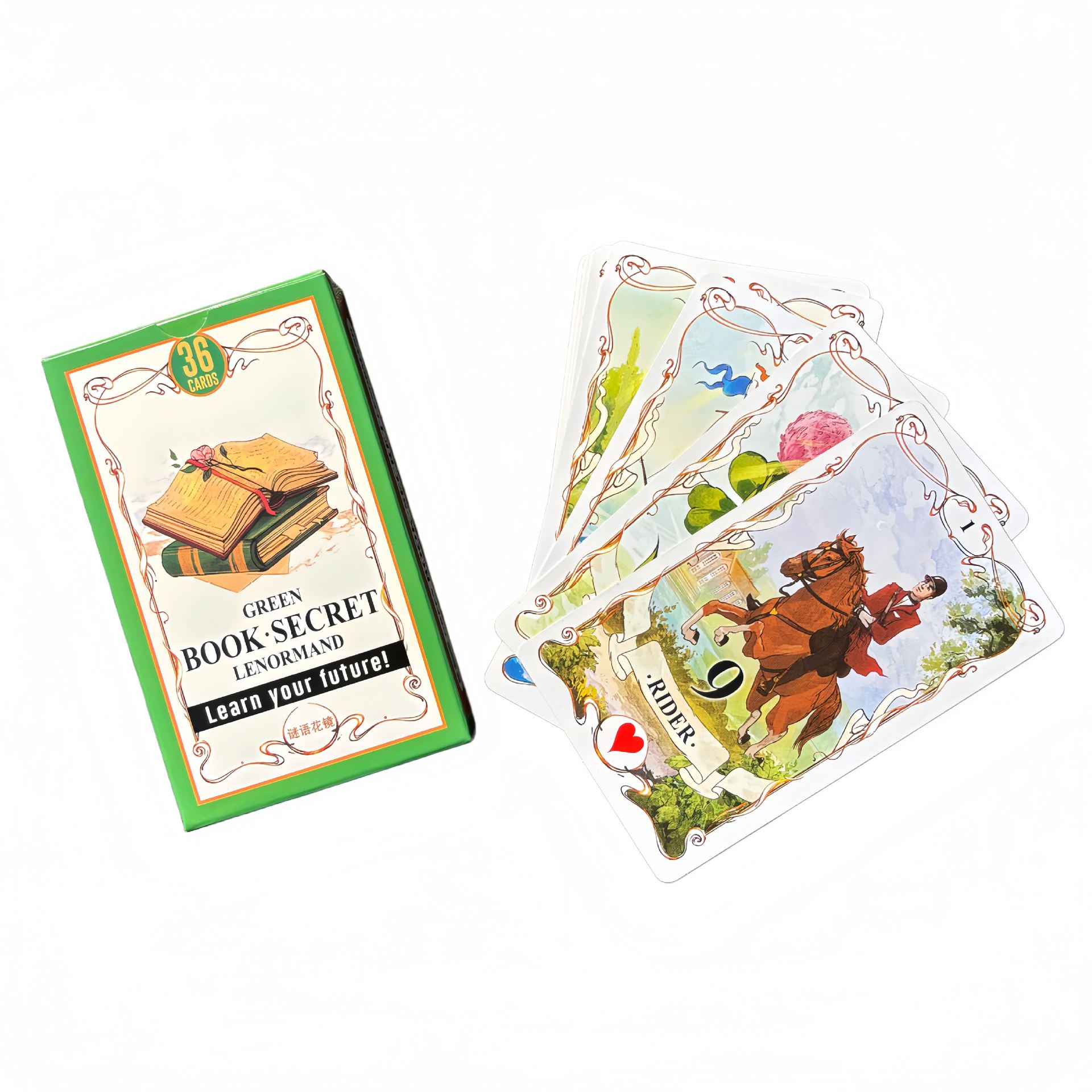 그린북 시크릿 레노르망 오라클 카드 36장 영어판 올드 - Board Game Quantum 리뷰 및 가격