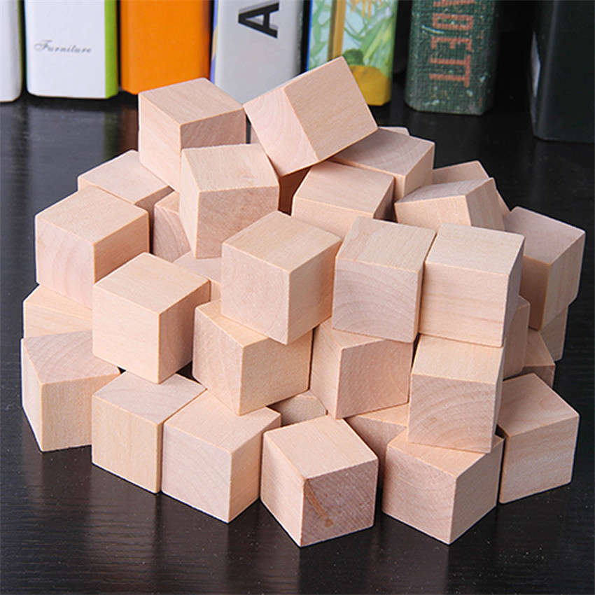 30 개/몫 2X2CM 나무 다채로운 큐브 빌딩 블록  - Dice Tower Wooden 리뷰 및 가격