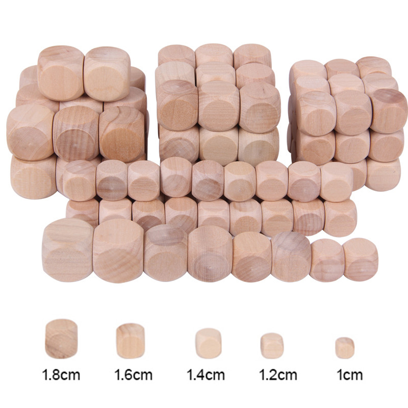 10개 D6 6면 무지 나무 주사위 파티 가족 DIY  - Dice Tower Wooden 리뷰 및 가격