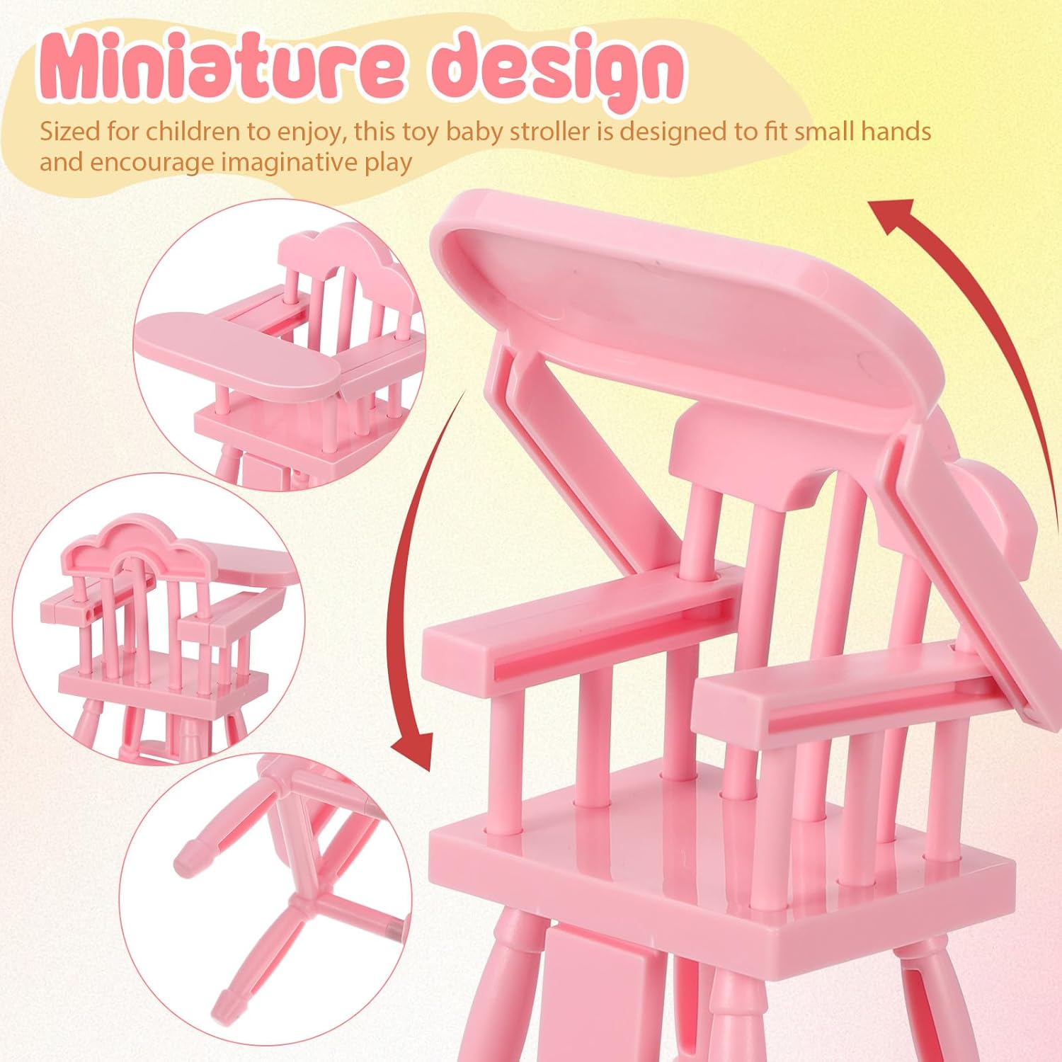 1:12 스케일 인형집 미니어처 가구 세트 아기침대 피 - Miniature Terrain Set 리뷰 및 가격